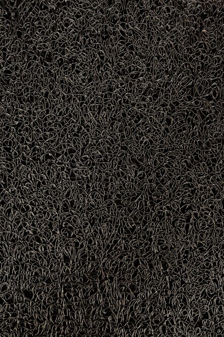 CUSHION MAT LIGHT BR FELPUDO CUSHION MAT PVC 'LIGHT BR' PTO NEGRO CON BASE ANCHO 1,20M