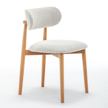 SILLA DE COMEDOR MADERA NATURAL-BEIGE SARAH