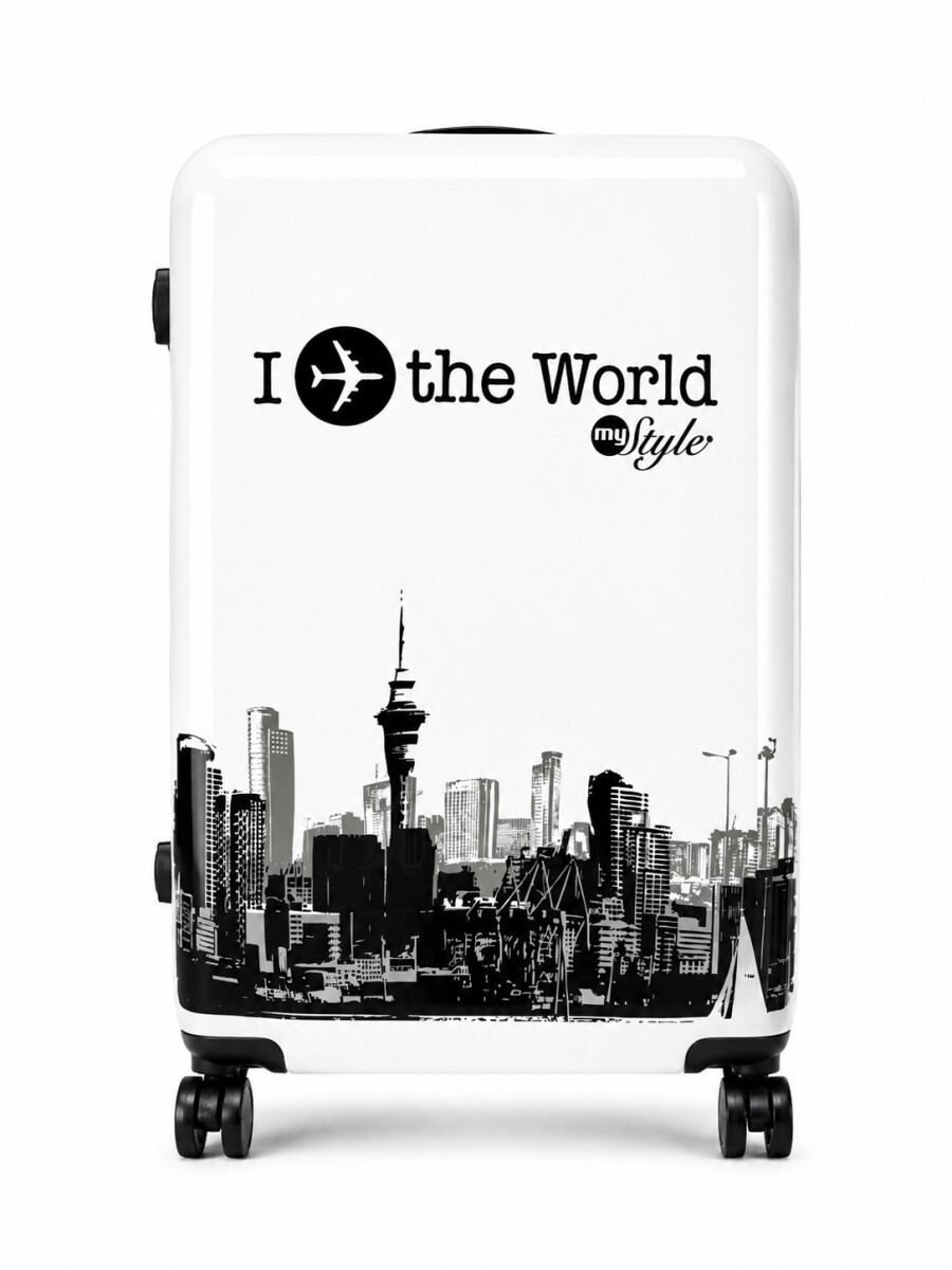 VALIJA THE WORLD - GRIS 