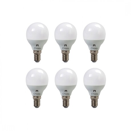 Pack x6 pcs -Lampara LED Gota, E14 6W Luz Fría