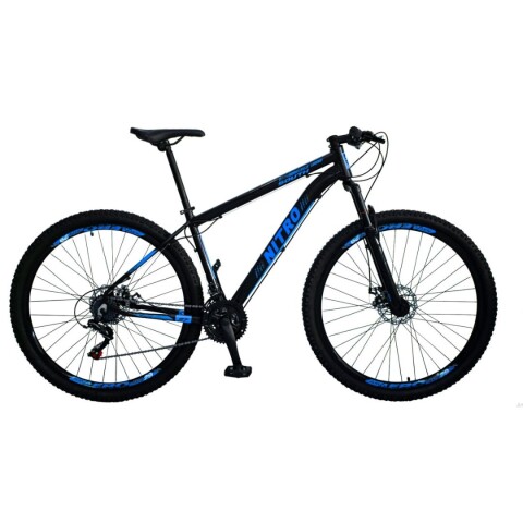 Bicicleta Nitro MTB R29 Aluminio Negro/Azul Bicicleta Nitro MTB R29 Aluminio Negro/Azul