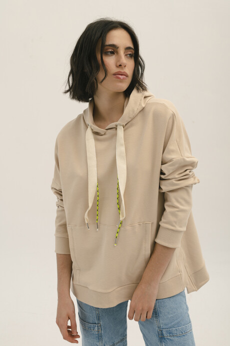 CANGURO CAPUCHA SUMMER BEIGE