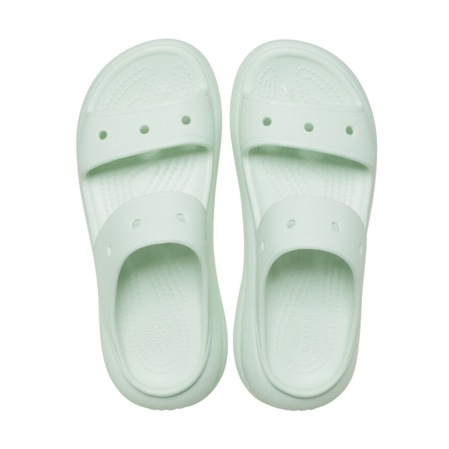 Plataformas Crocs Crush Sandal - Unisex Mint Tint