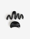Broches Sets Glossy Set De Broches Glossy - Negro