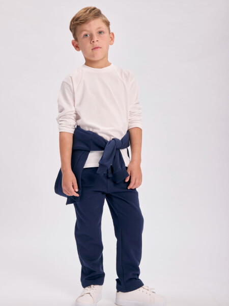 Pantalón deportivo recto Azul Marino