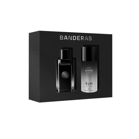 Perfume Original Antonio Banderas THE ICON EDP( EDP100+DESODORANTE 150ml) Negro