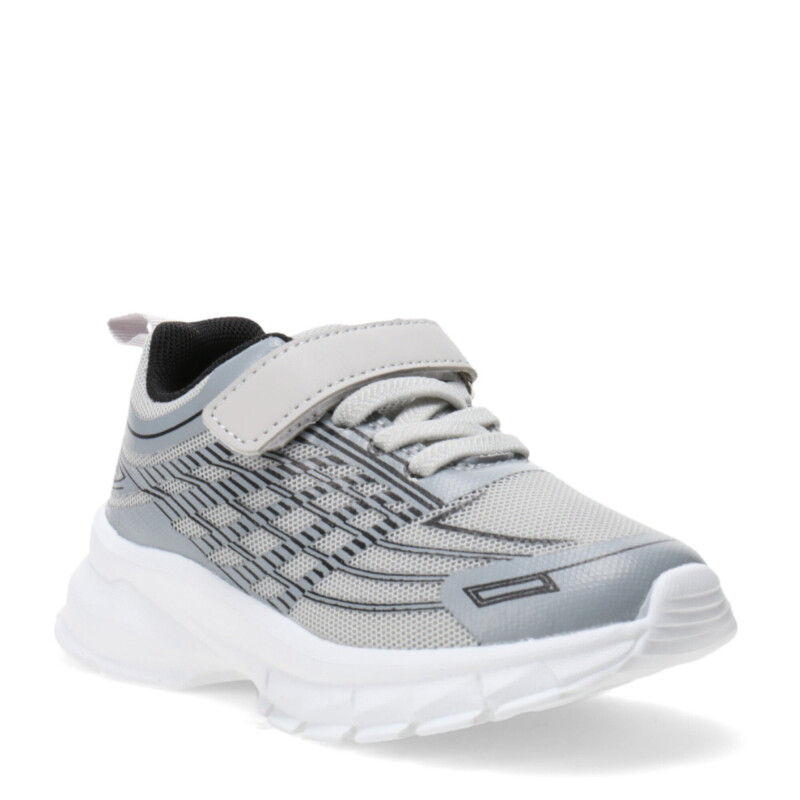 Championes Infantiles Push HERVAS con velcro Gris