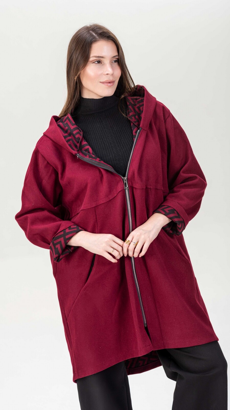 Chaqueta Génova Bordó