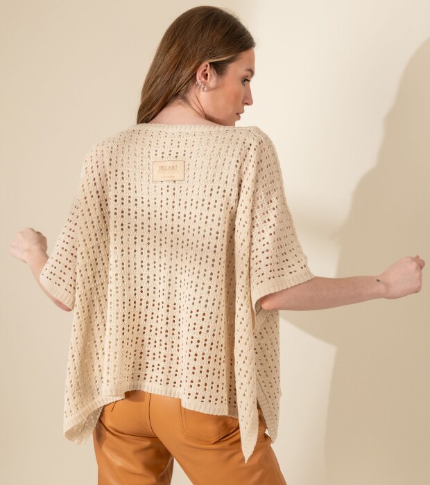 Poncho Pilar Natural