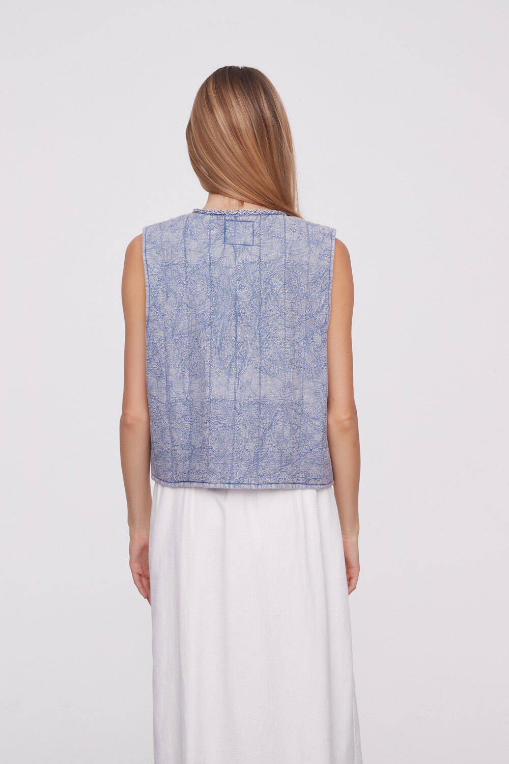 Chaleco Hibiscuss Estampado 1