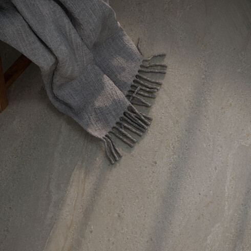 Porcelanato gris mate Tipo Piedra 80.5x140Cm piso pared GRIS