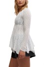 JANEY LACE TOP Marfil