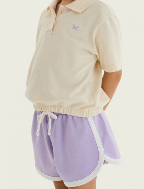 SHORT INFANTIL LILA