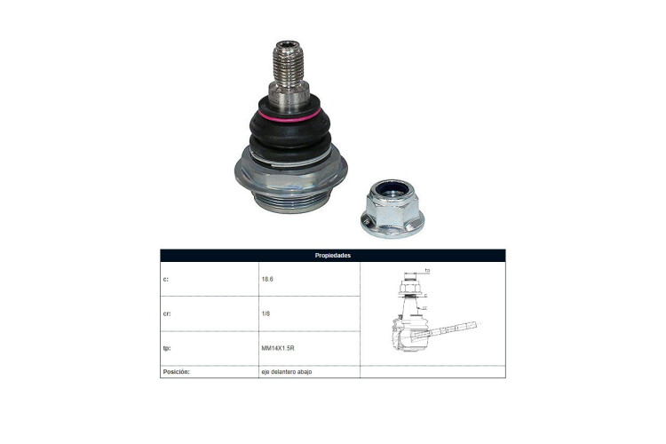 Rotula Citroen Jumpy, Peug Expert 20-25 Der/Izq Rotula Citroen Jumpy, Peug Expert 20-25 Der/Izq