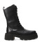 Bota de Mujer Miss Carol YUN acordonada de cuero Negro
