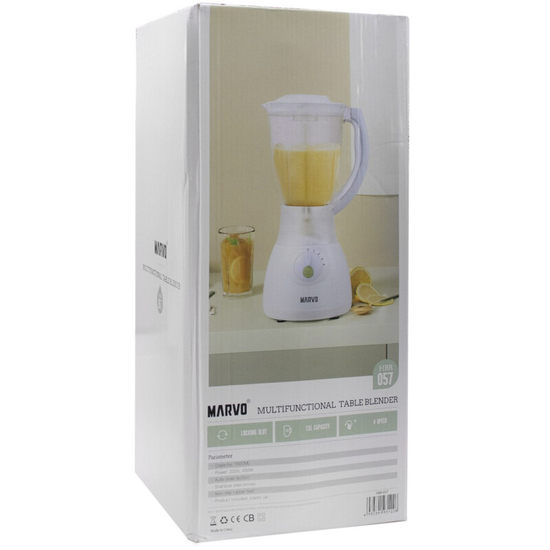 Licuadora Marvo HBR-057 450W 1.5 Litros Licuadora Marvo HBR-057 450W 1.5 Litros