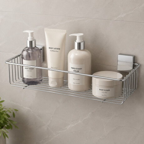 Organizador de Baño en Acero Inoxidable Future - Plata Organizador de Baño en Acero Inoxidable Future - Plata