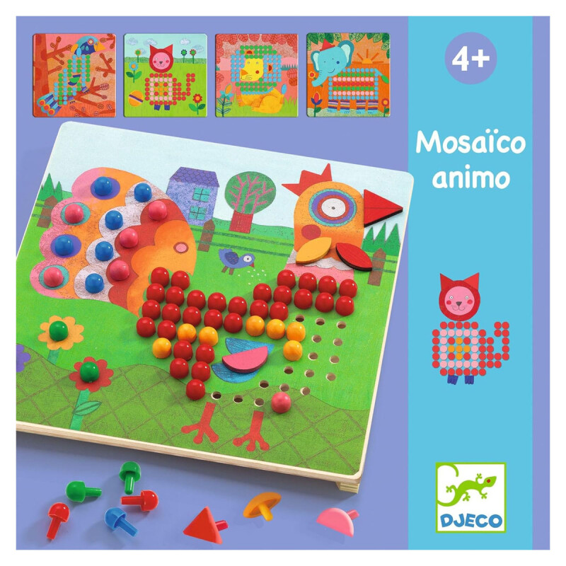 Juego de mosaico Rigolo Djeco Juego de mosaico Rigolo Djeco