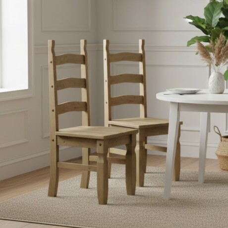 Promo 2 Sillas De Comedor Linea Naturale Promo 2 Sillas De Comedor Linea Naturale