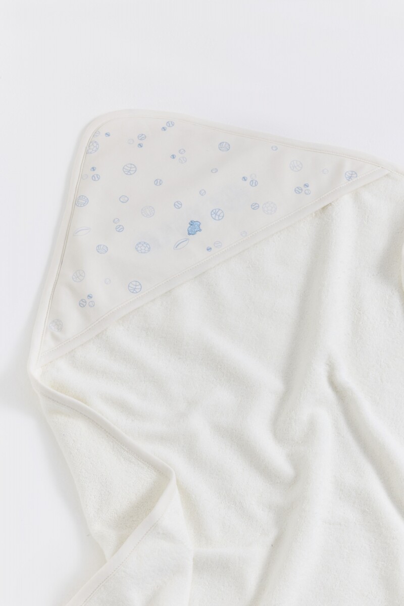 TOALLA CHICA PETER Off White