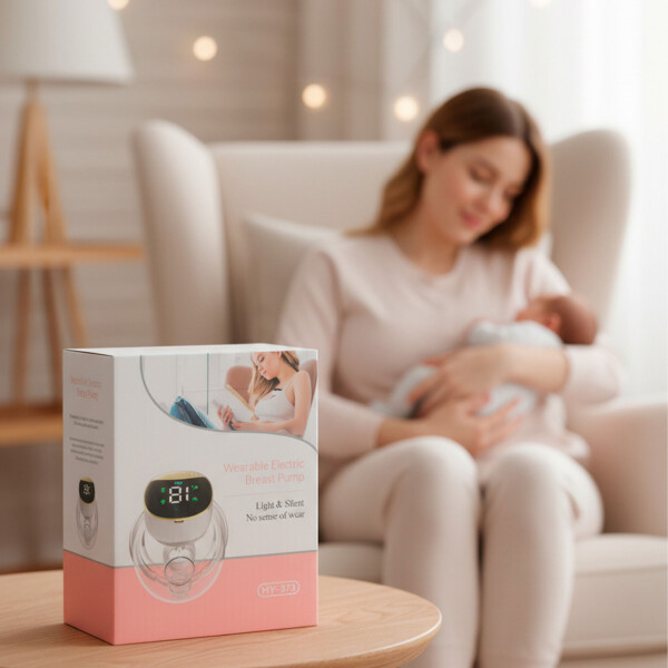 Extractor Maternal Inalambrico 4 Modos 12 Niveles Recargable Color Negro 1