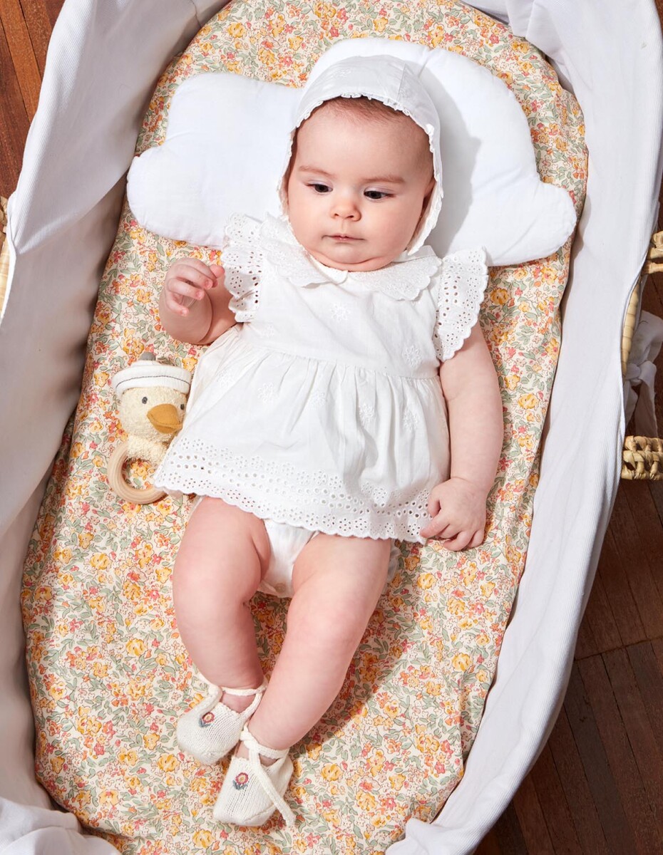 Conjunto De Rana Con Maxi Volante - Blanco 