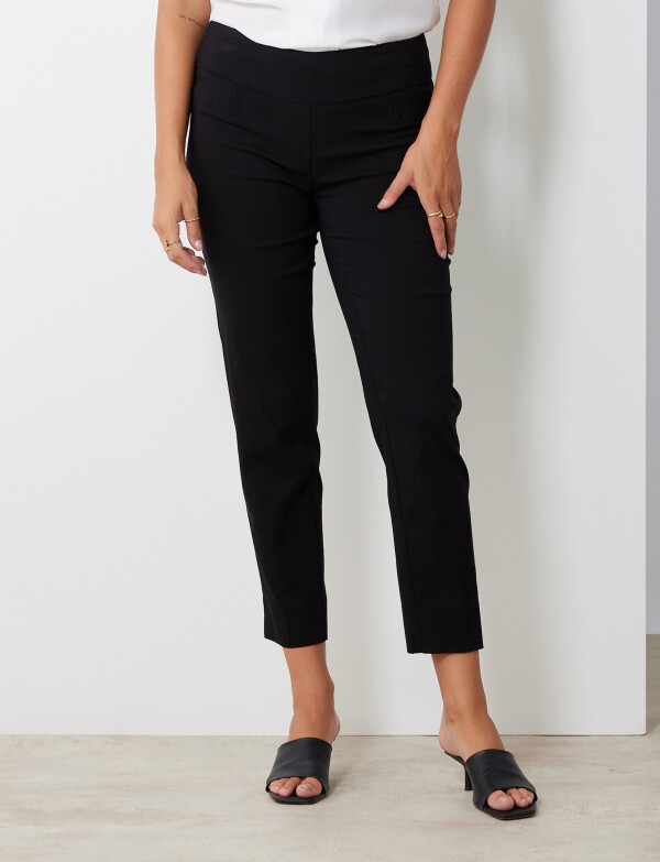 Pantalon Slim NEGRO
