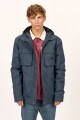 CAMPERA MATT SOLID A-azul