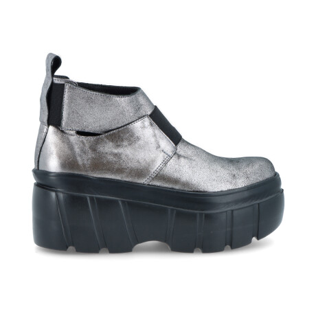BOTA CUERO DELLIA PLATEADO