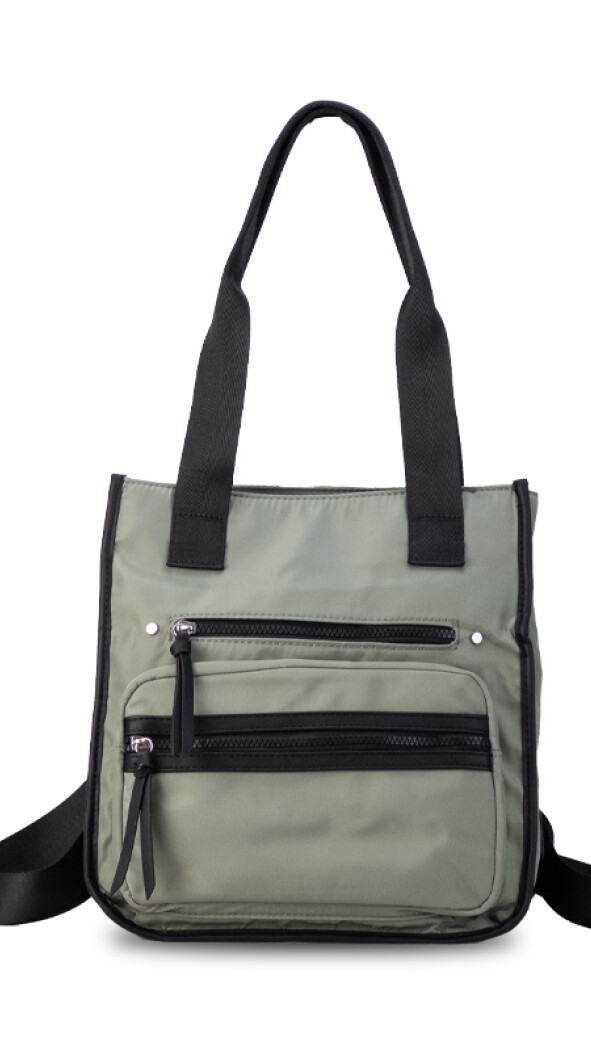 MOCHILA CARTERA CRETA VERDE MILITAR