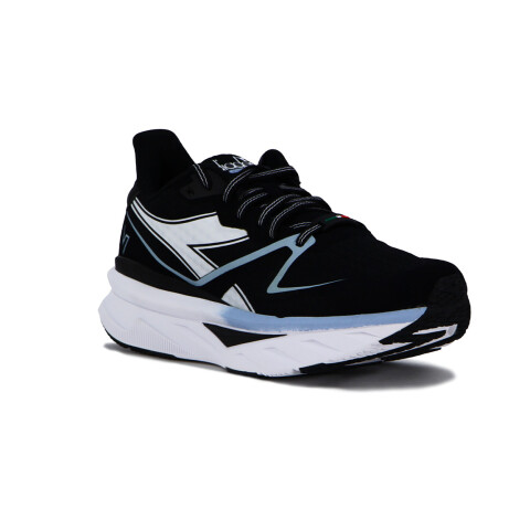Championes Diadora Atomo V7000 Mujer Negro-Blanco