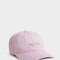 Caps Gorra Canvas Bordada - Rosa Claro