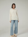 Sweater Baidai Beige Claro