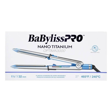 Plancha alisadora Babyliss optima 3000 Nano titanium BNT3000TAR