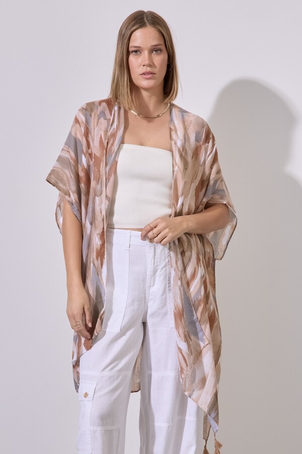 Kimono Almond MULTI/TOSTADO