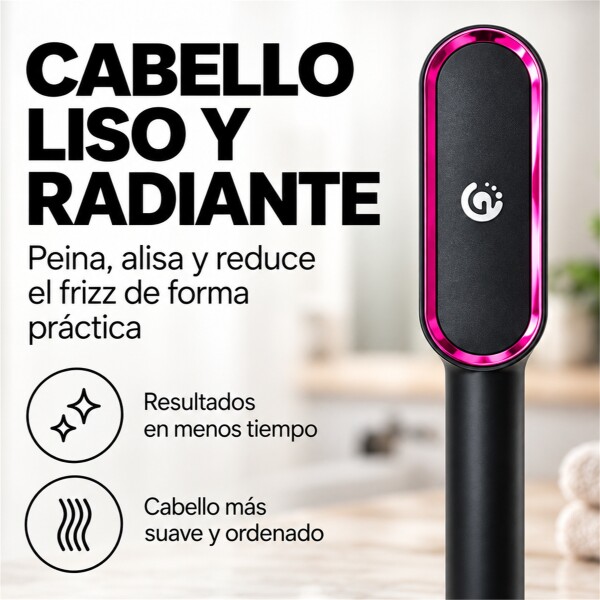 Cepillo Alisador 5 Temperaturas Negro