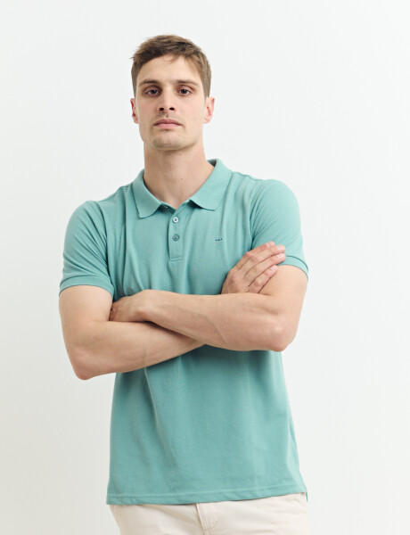 520752 REMERA HARRINGTON LABEL Verde