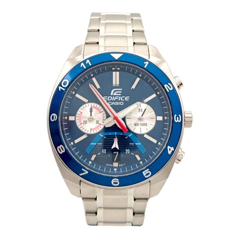 EDIFICE CASIO EFV-590D-2A plateadocombinado