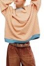 CAMISETA STRIPED CREW Natural