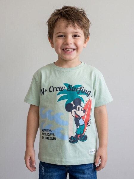 T-SHIRT N. SAILS 2321 M.C Mickey VERDE