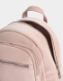 Mochilas Urbanas Mochila De Cuerina Con Charm - Rosa Viejo