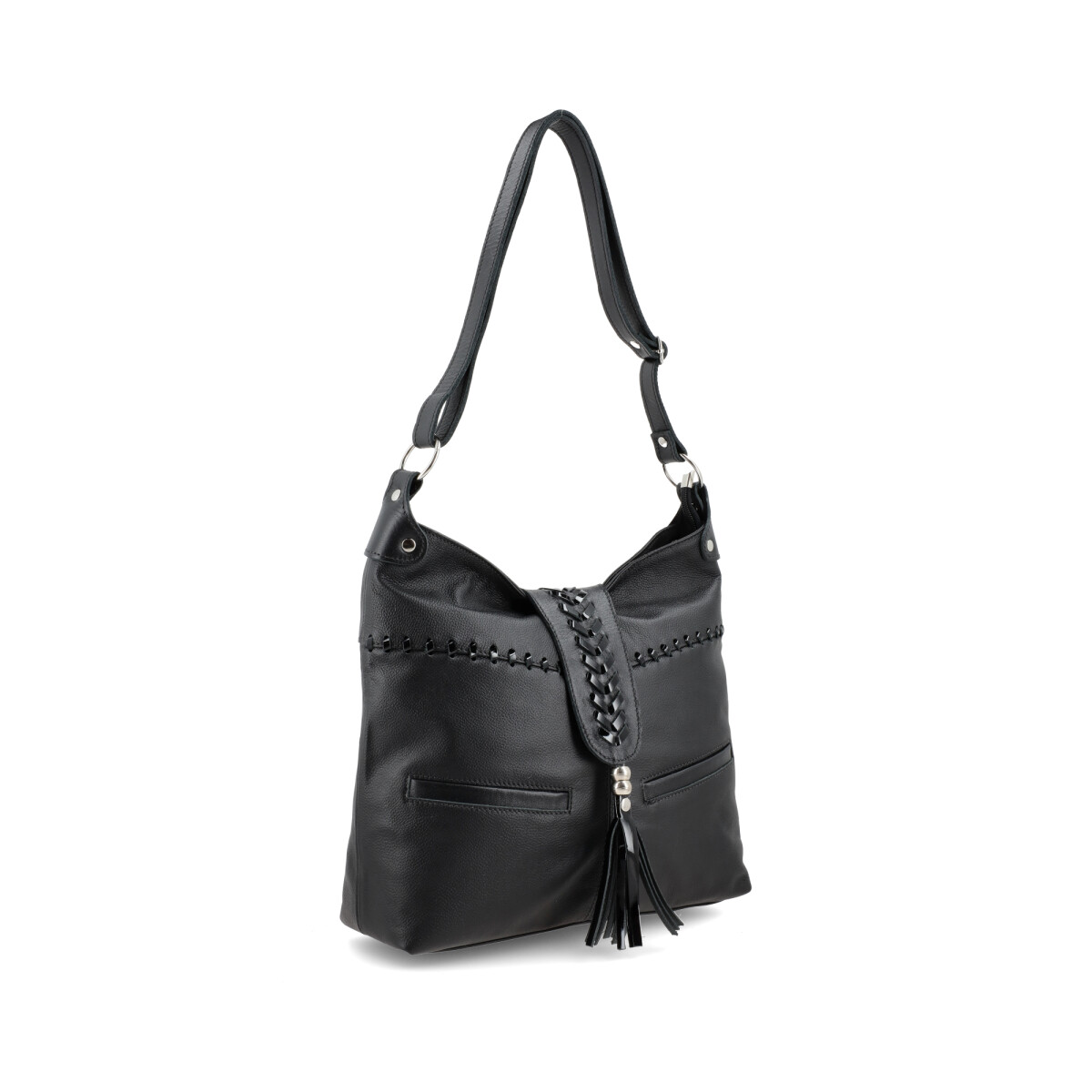 CARTERAS VENET - CUERO FLORESTA - NEGRO 