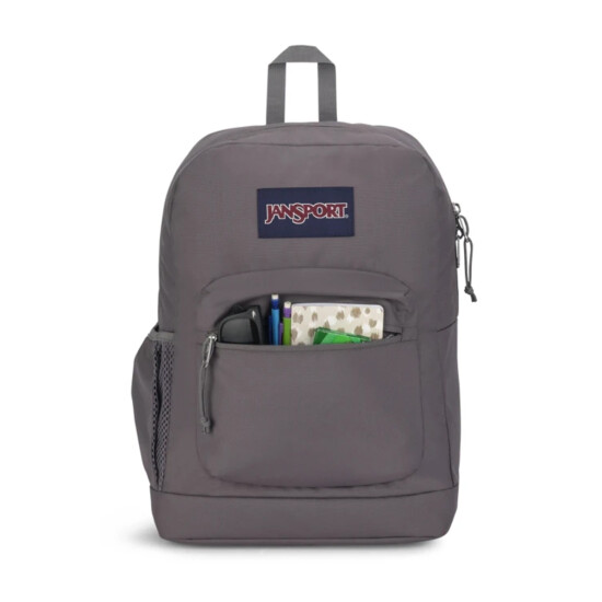 MOCHILA JANSPORT CROSS TOWN PLUS GRAPHITE GREY 0