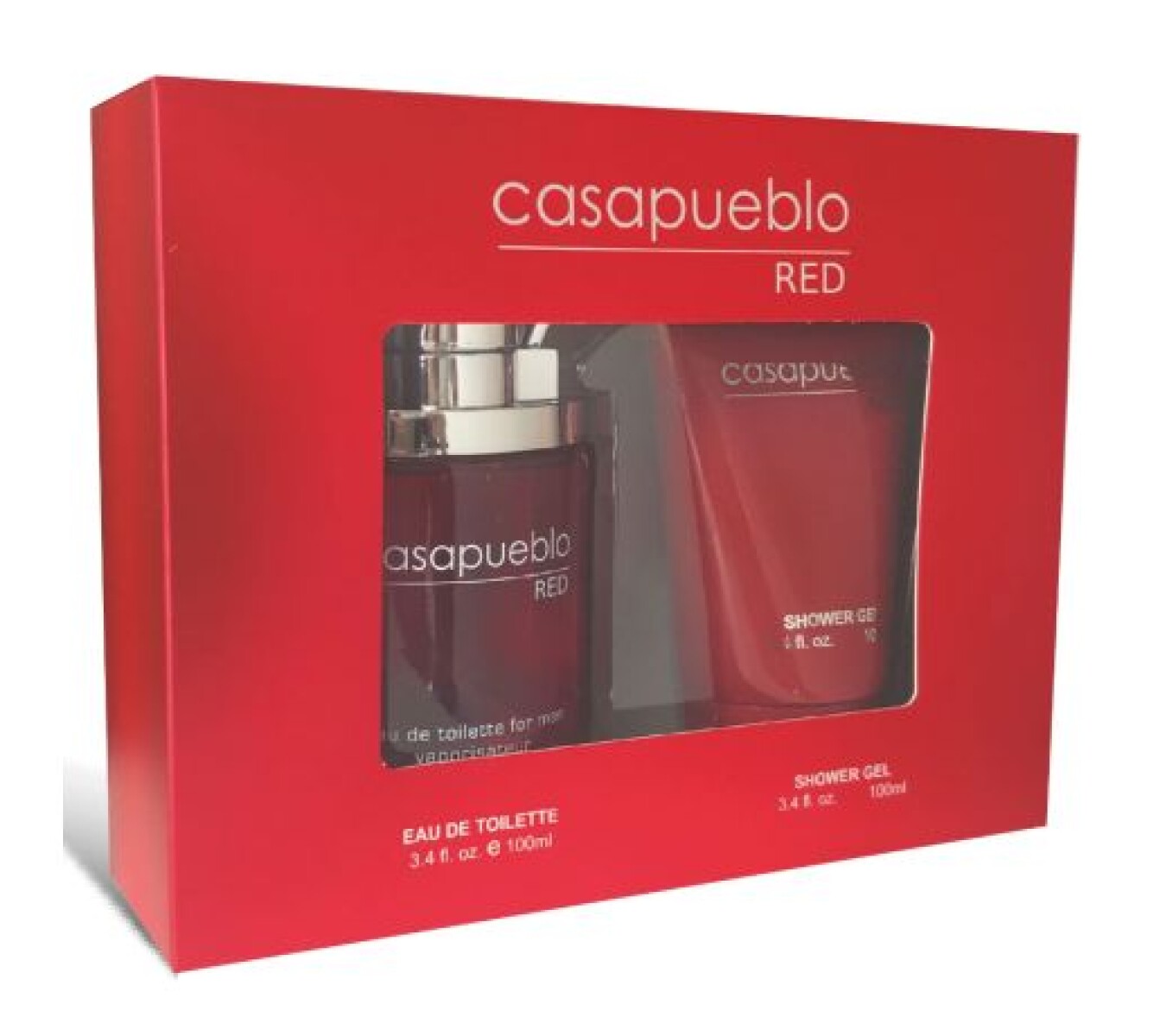 Pack Casa Pueblo Men Red EDT 100ml + Gel de Ducha 100ml – Fragancia Masculina Completa