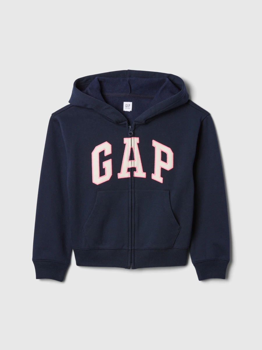 Canguro Logo Gap Con Felpa Niña - Tapestry Navy 