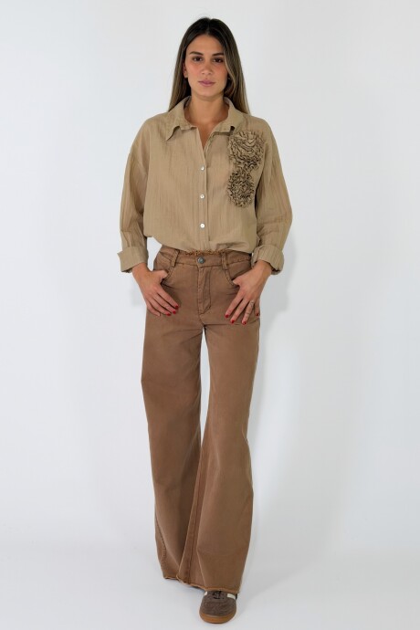 CAMISA CORCEGA Beige