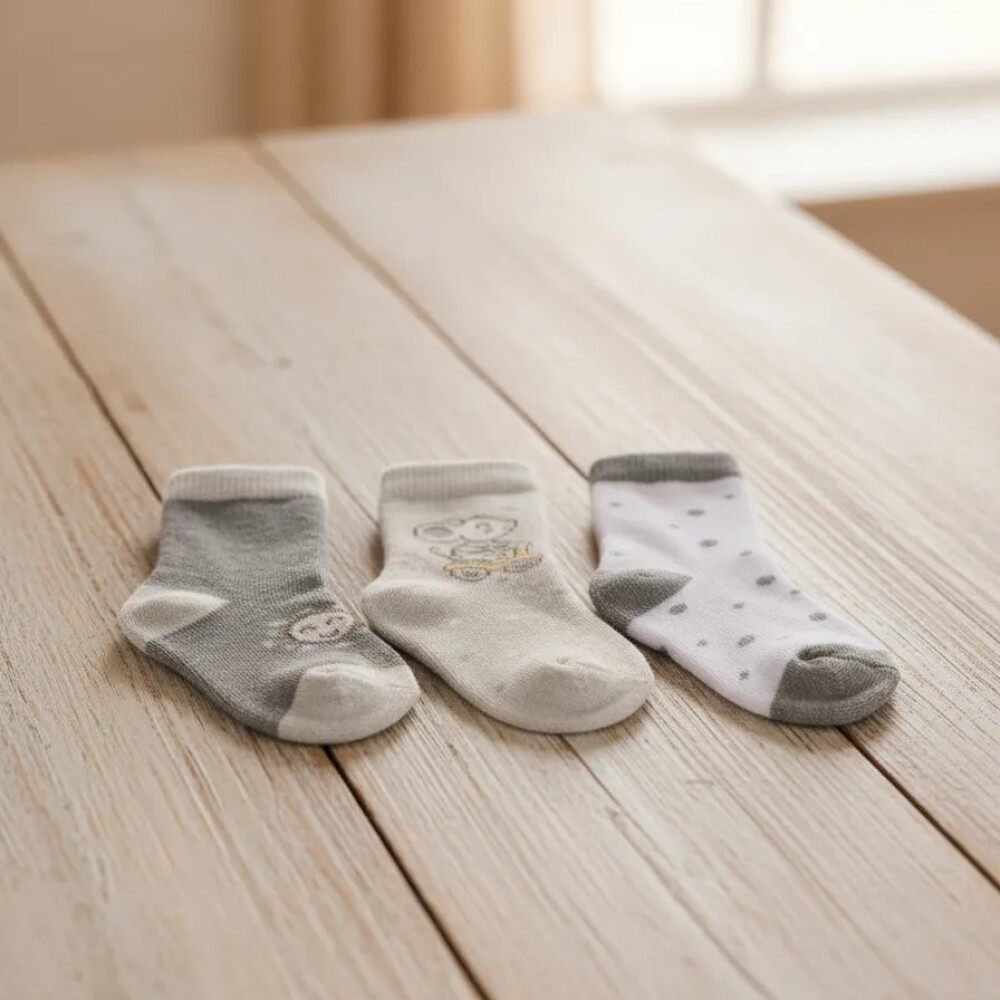 Set medias Kikka boo x3 TW Gris Set medias Kikka boo x3 TW Gris