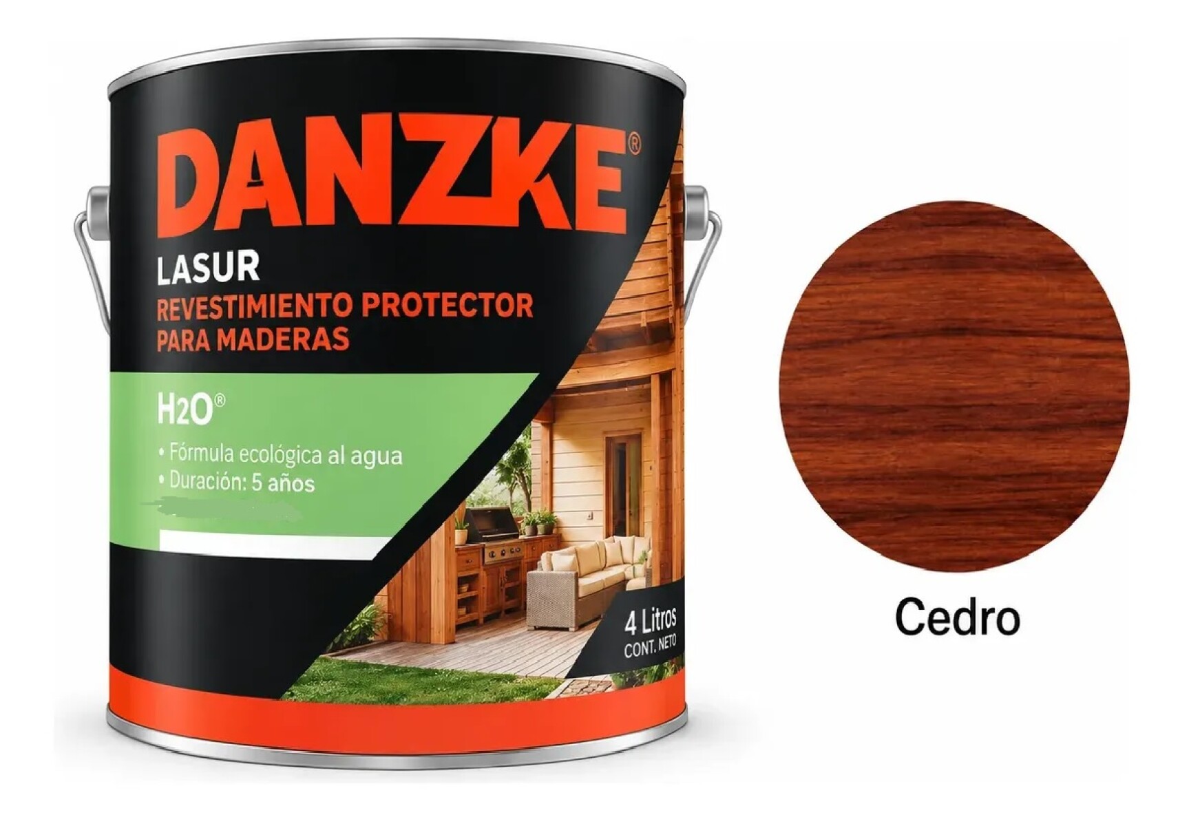 Danzke H2O Satinado Cedro 1l 