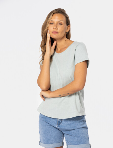 REMERA BÁSICA DE ALGODÓN Verde