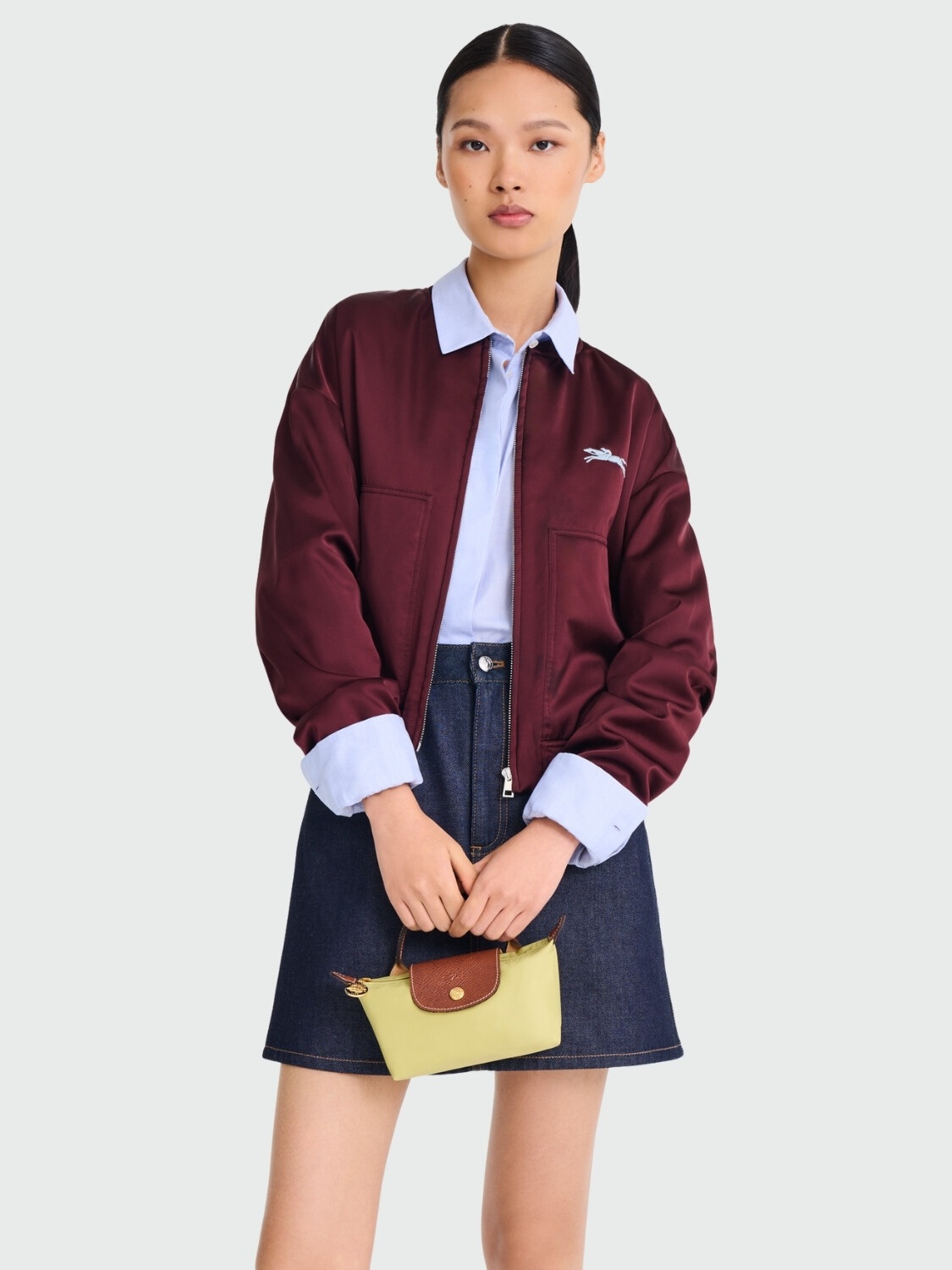 LONGCHAMP - Clutch Le Pliage Original S Alta Automática